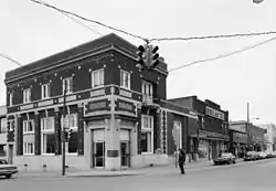 Shirley and Jefferson Streets, downtown, in 1990