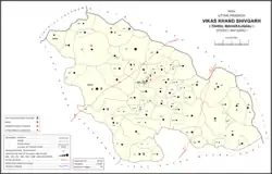 Map showing Sarai Chhatardhari (#896) in Shivgarh CD block