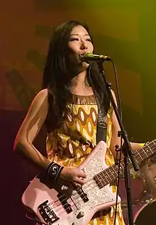 Atsuko Yamano performing live in Manhattan at the Blender Theater, November 19, 2007