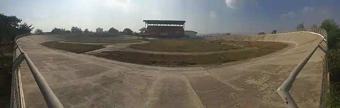 Panoramic picture of the velodrome (December 2015)