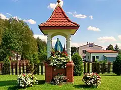 A roadside Madonna in Ocieka, Poland