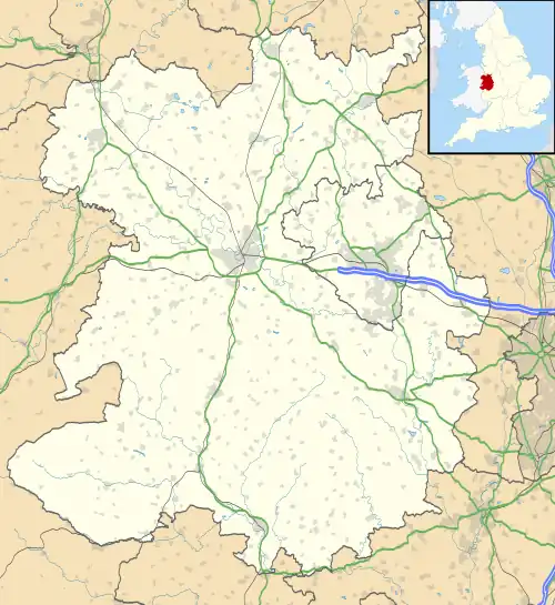 Coalbrookdale is located in Shropshire