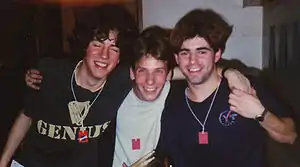 Gary Lightbody, Michael Morrison, and Mark McClelland in 1994