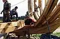 On May 30, frame 6 was put on the keel