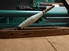 Threading a bobbin shuttle