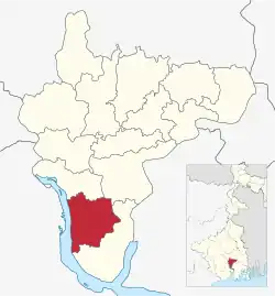 Location in West Bengal