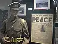 Part of the First World War Exhibit, Sidney Museum