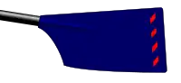 Image showing the rowing club's blade colours