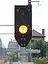 Simplified stop signal displaying 'track clear' (yellow)