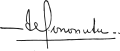 Signature of Arnold Mononutu