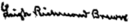 Richmond Brewer's signature