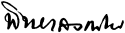 Bidyalongkorn's signature