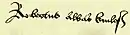 Robert Reid's signature