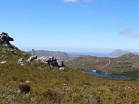 Silvermine Nature Reserve with on the right hand side the Silvermine reservoir