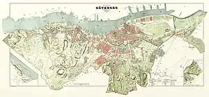 Image 7Map of Gothenburg, Sweden, published by N. P. Pehrsson in 1888