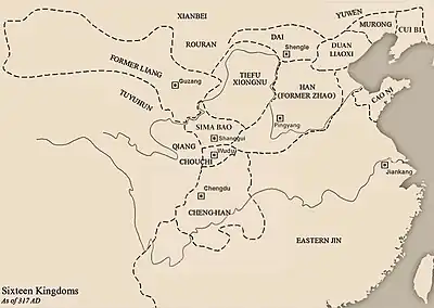 The kingdom of Chouchi in the western China