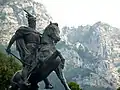 Skanderbeg's Monument in Krujë, Albania