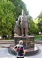 Skanderbeg's Monument in Debar, North Macedonia