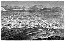 Image 31A sketch of Salt Lake City in 1860 (from Utah)