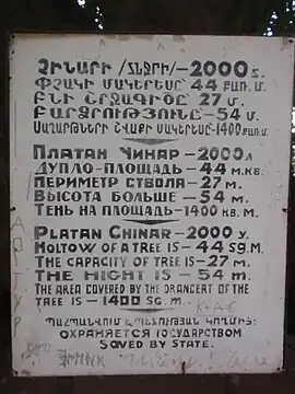 Information sign