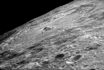 Oblique view facing southwest, from Apollo 17