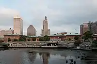 The building (center left) is visible from Waterplace Park