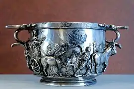 Image 26Silver cup, from the Boscoreale Treasure (early 1st century AD) (from Roman Empire)