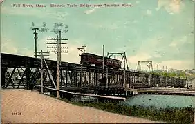 View of Slade's Ferry Bridge from Fall River