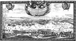 An engraving titled Battle of Iversnæs by Erik Dahlbergh