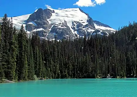 Slalok Mountain from middle Joffre Lake