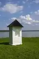 Remnant chapel of the Slanica village calvary on the island