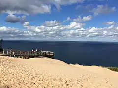 Lake Michigan Overlook at Sleeping Bear Dunes