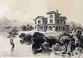 Samuel Sloan's "Italian Villa" lithograph that influenced the design of #14 Boathouse Row.