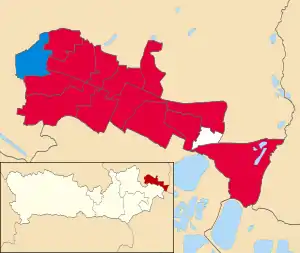 2018 results map