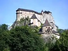 Orawa Castle, belonging to Ścibor Ściborowic in the 15th century.