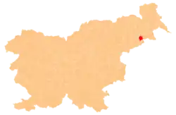 Location of the Municipality of Gorišnica in Slovenia