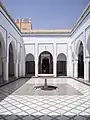 The "Small Courtyard" of the palace (located between the Small Riad and the Grand Courtyard)