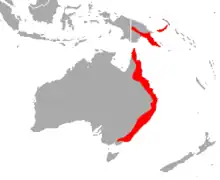 In Australia and Papua New Guinea