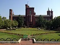 Smithsonian Castle and Haupt garden parterre