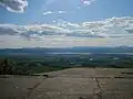 Lake Champlain and the Adirondacks from the summit of Snake Mountain