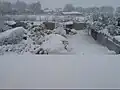 Snow in Epsom, Surrey