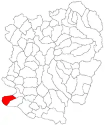 Location in Caraș-Severin County