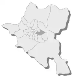 Location of Slatina in Sofia