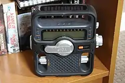 Eton solar and hand crank radio