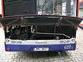 Solaris Urbino 12 bus rear engine