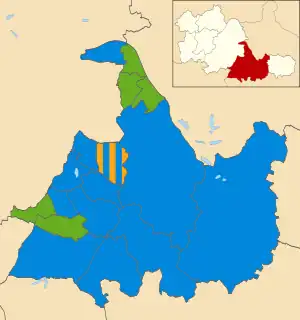 2021 results map