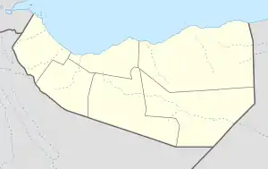 El-Darad is located in Somaliland