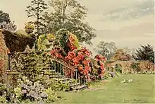 Image 36Colour plate from Some English Gardens (1904) by Gertrude Jekyll. (from Garden writing)