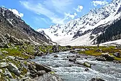 Views of peaks around Sonamarg, Ganderbal district, J&K, India Ganderbal district (district of Jammu and Kashmir, India)
Clock Tower Ganderbal , located at gousia chowk dudherhama ganderbal