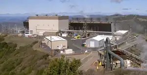 Image 47A power plant at The Geysers (from Geothermal energy)